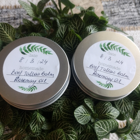 Homemade 100% Organic Tallow Body Balm 2oz container - Picture 4 of 4